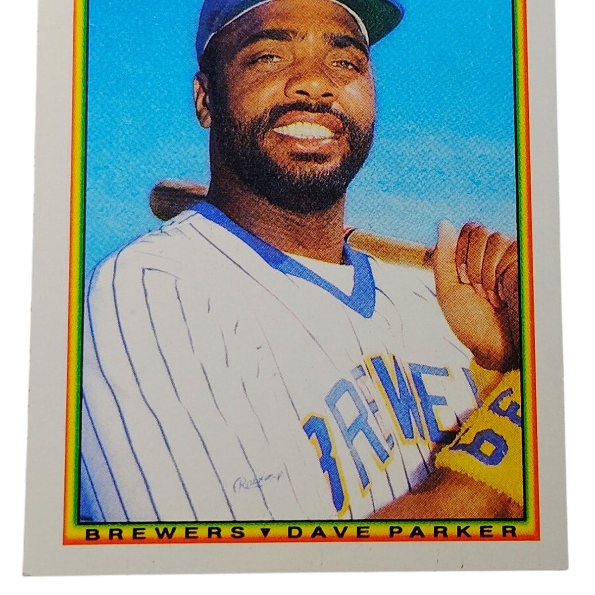1990 Bowman Dave Parker #398 Milwaukee Brewers Outfielder MLB Baseball Card NM
