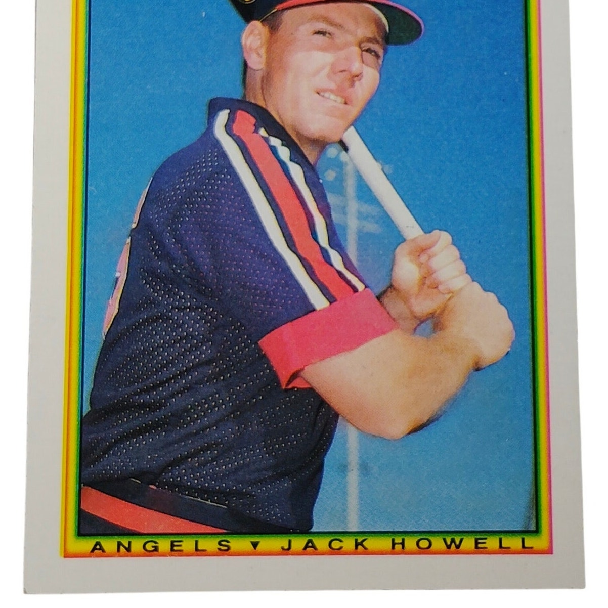 1990 Bowman Jack Howell #296 California Angels Third Baseman Baseball Card NM