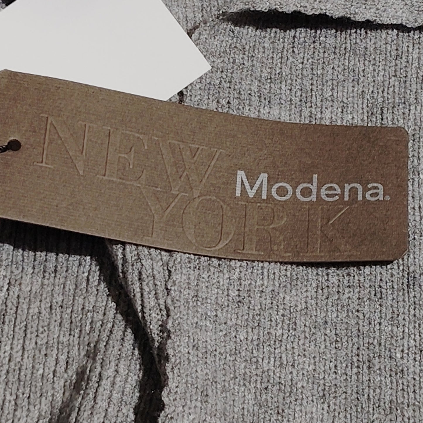 Modena Pocket Scarf – Heather Gray Style 5791, Soft Knit with Dual Pockets, 84"L