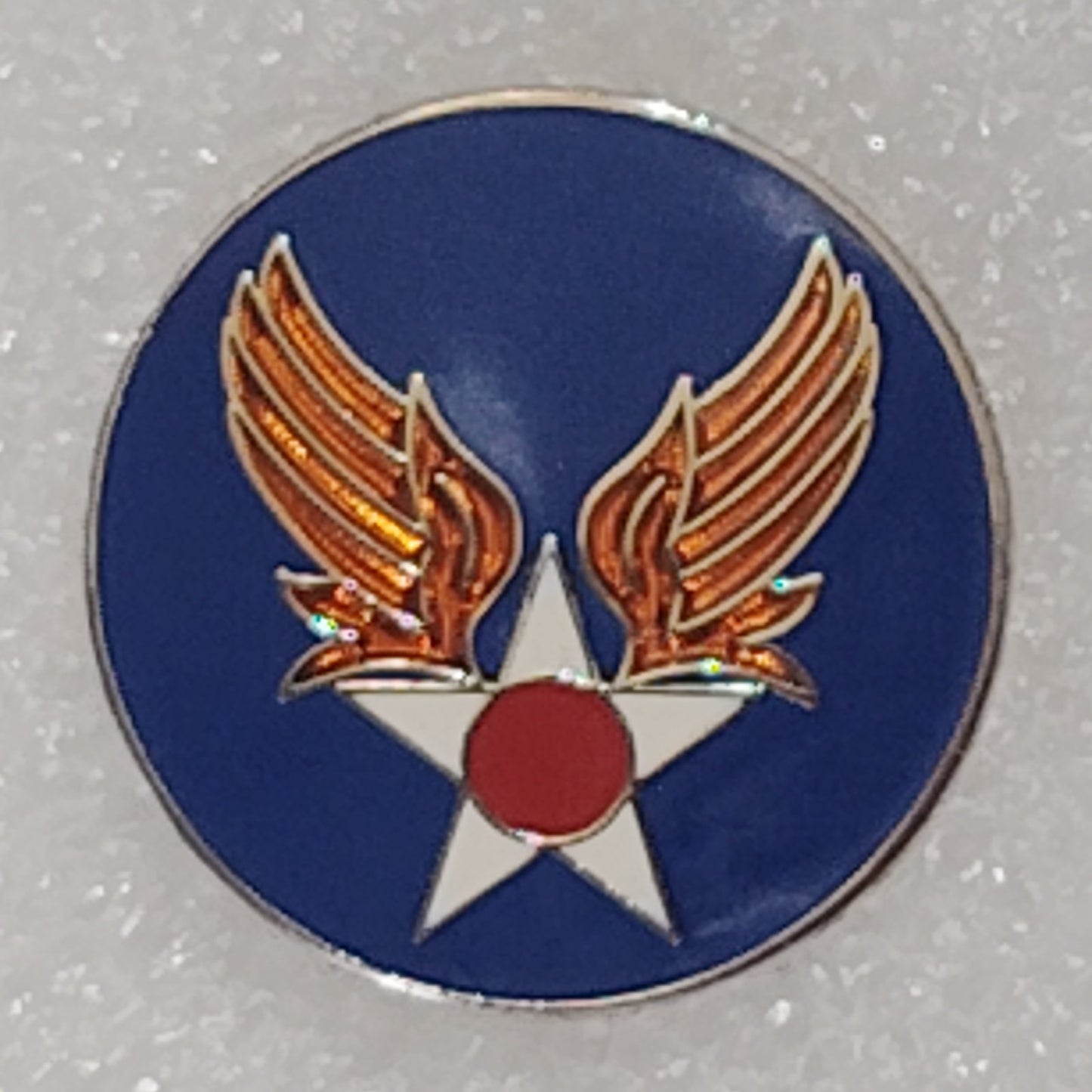 Army Air Corps / Air Forces WWII Hap Arnold Emblem Novelty Hat/Lapel/Brooch Pin