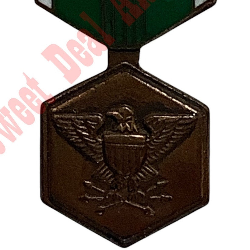 Army Commendation Medal, Mini, Hat or Lapel Pin 1-1/8"H x 1/2"W