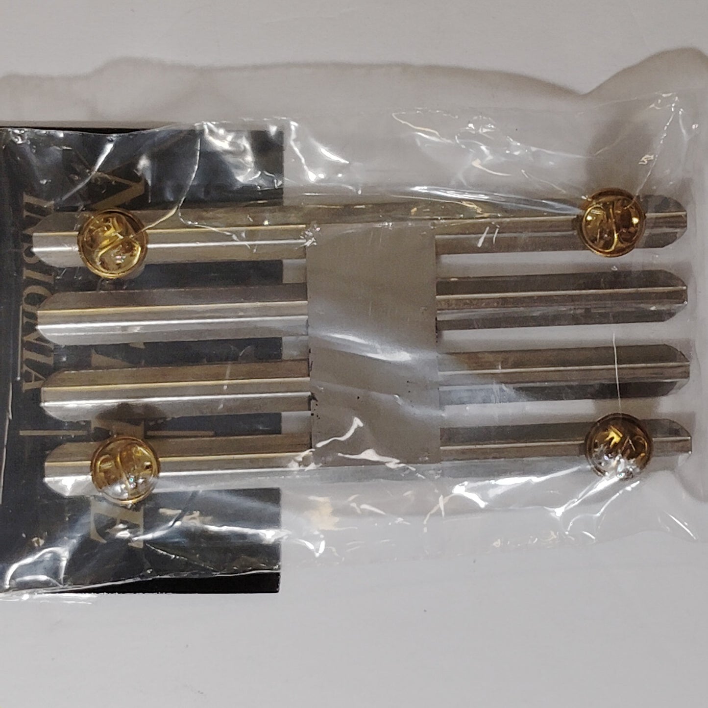 Mounting Rack Bar - 12 Ribbons (3/3/3/3 w/ 1/8" Gap)  No-Shine Insignia