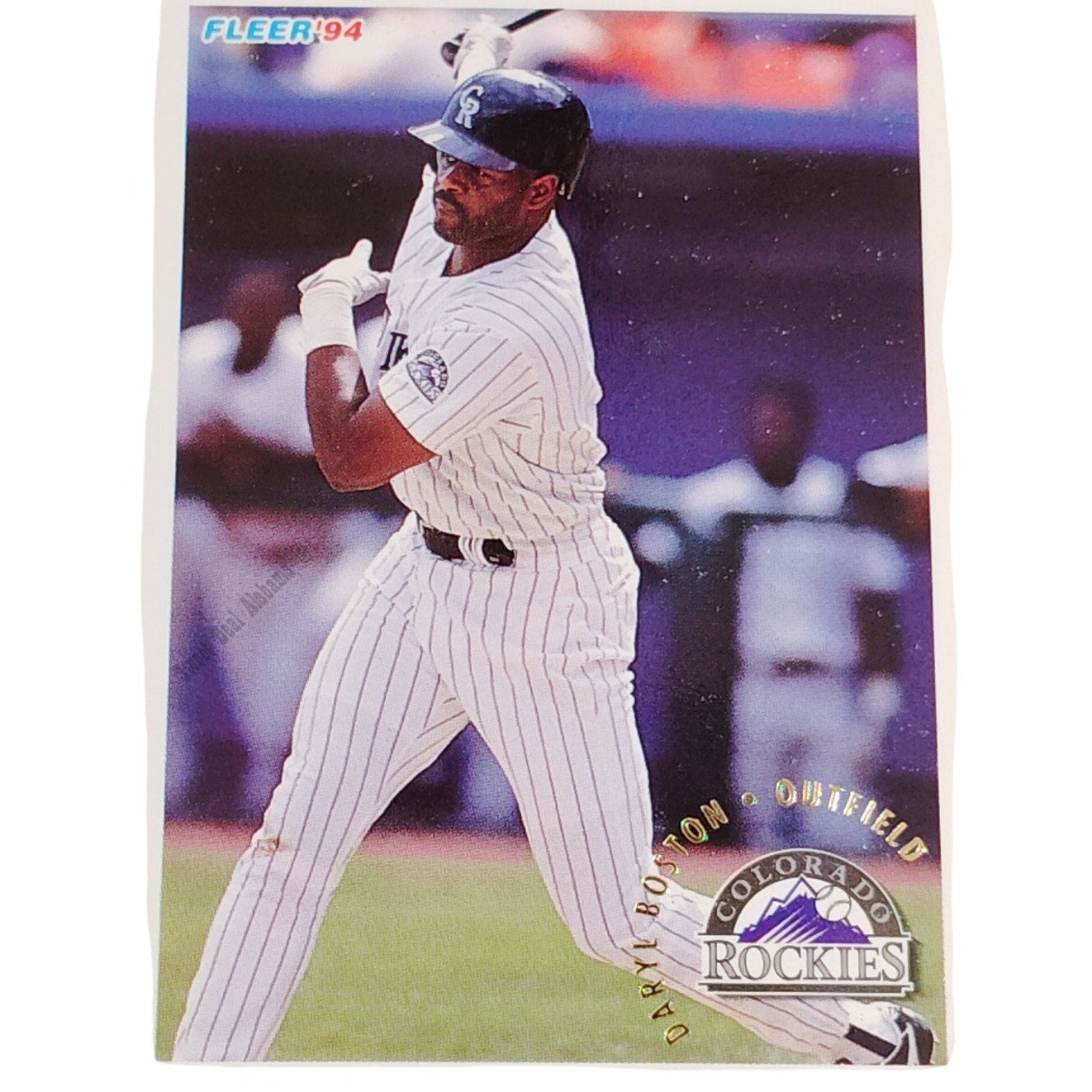 Daryl Boston, Colorado Rockies, #435, 1994 Fleer Baseball Collector's Card