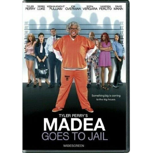 Tyler Perry Madea Goes to Jail DVD 2009 Widescreen Comedy Drama Courtroom Faith