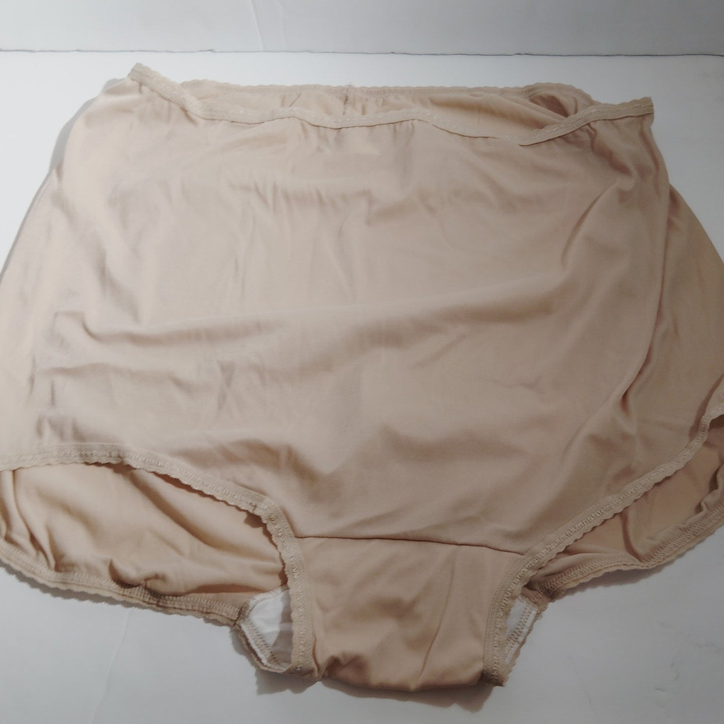 Bali A633 Skimp Skamp Brief Panty 3‑Pack Nude Navy Lace Size 4X/11