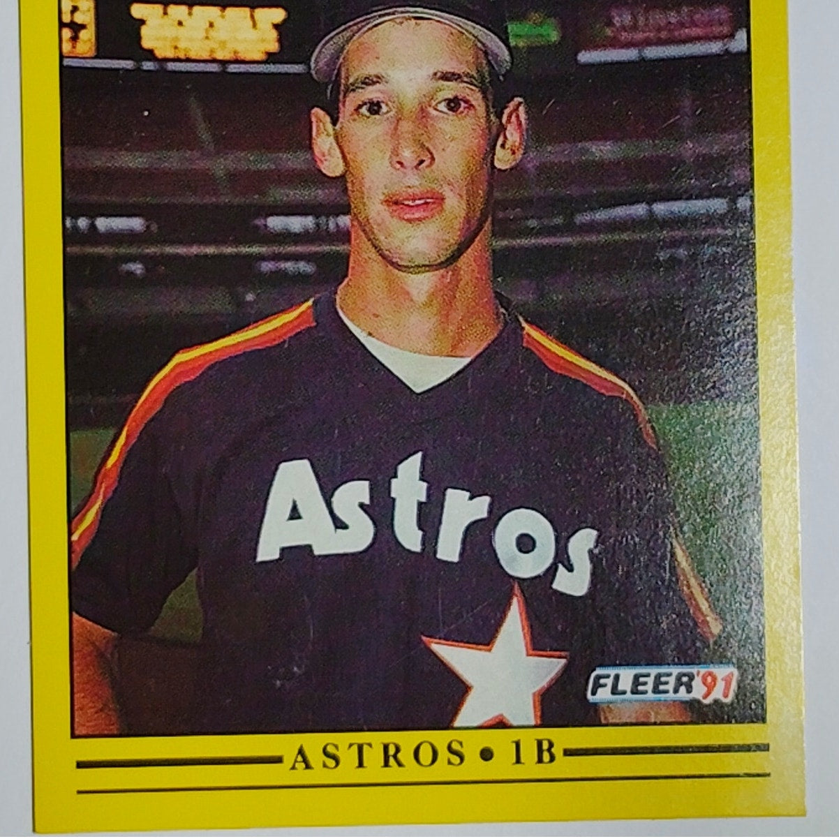 1991 Fleer Luis Gonzalez #507 Houston Astros Rookie RC - First Base VG/EX