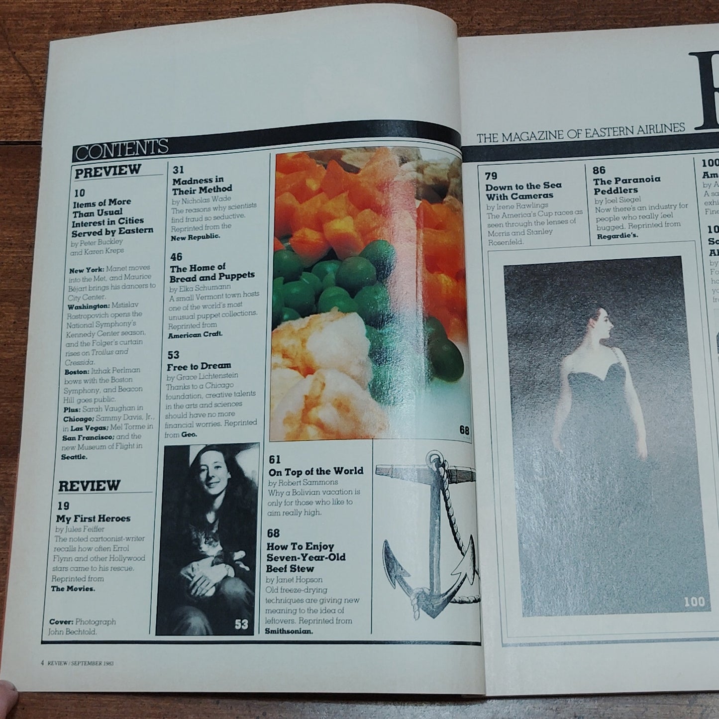 Eastern Review Magazine, September 1983 - Vintage In-Flight Publication