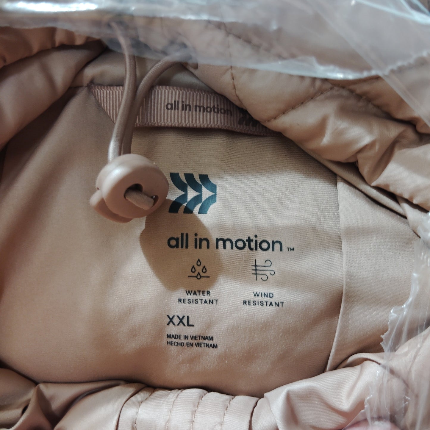 All in Motion 3M Thinsulate Packable Puffer Jacket – Tan – Women’s XXL