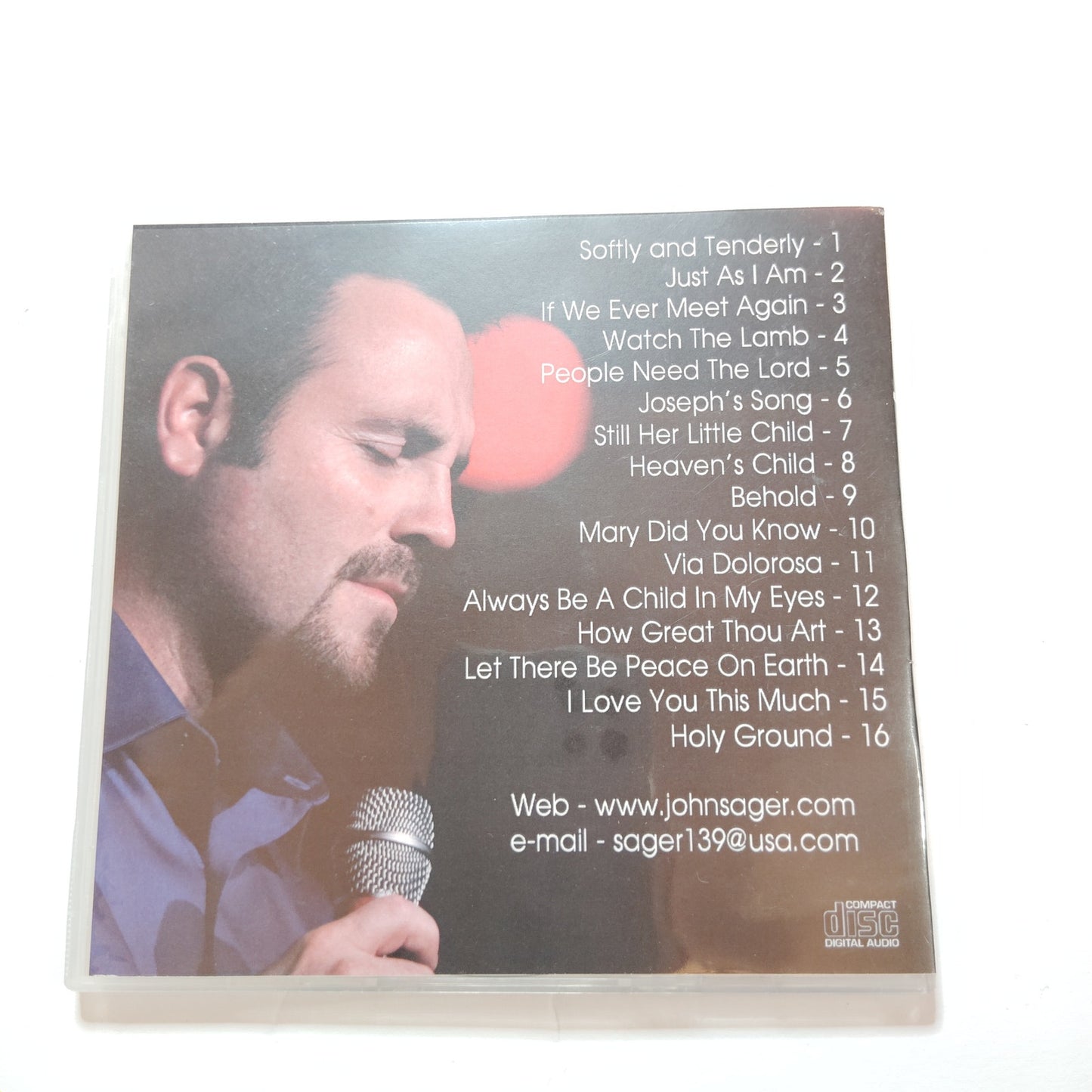 John Sager “Watch The Lamb” Gospel CD 16‑Track Branson Christian Music