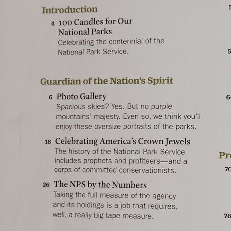 TIME America's National Parks 100 Years Special Edition Magazine 2016 NPS