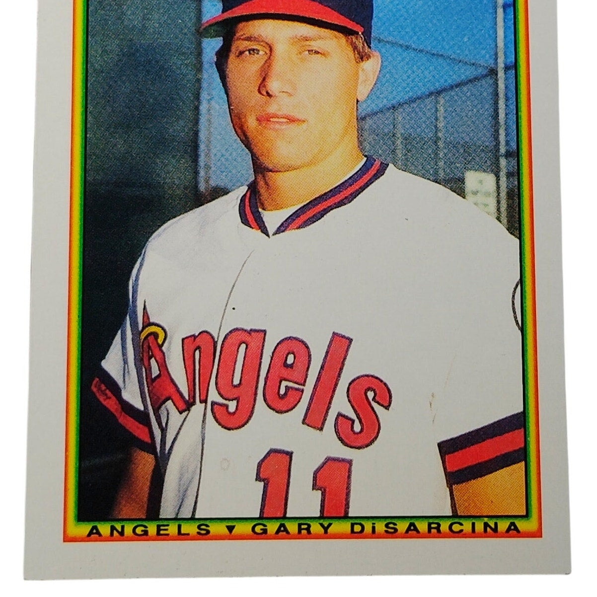 1990 Bowman Gary DiSarcina #290 California Angels Shortstop MLB Baseball Card NM