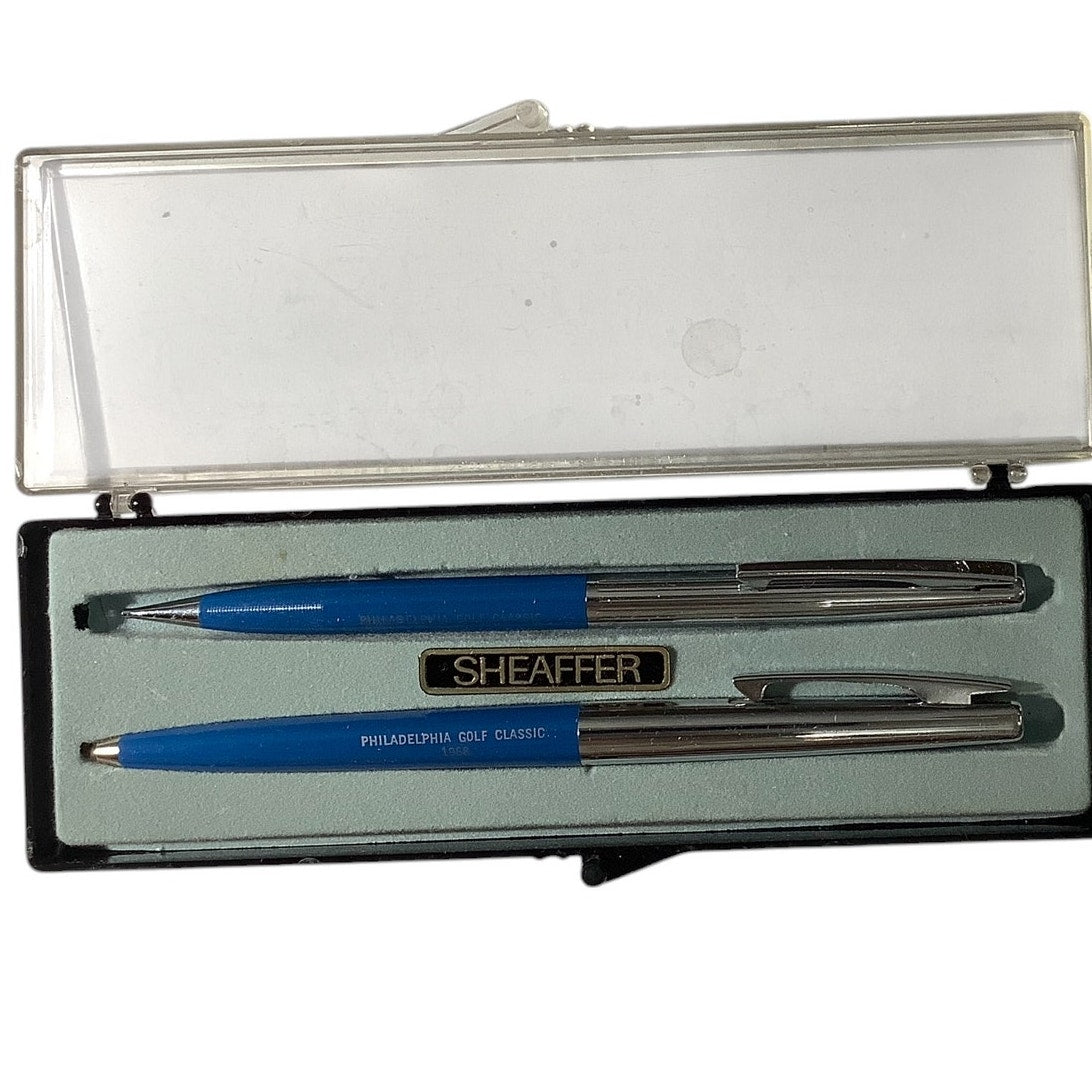 1968 Shaeffer Pen / Pencil Set- Philadelphia Golf Classic - Whitemarsh Valley CC