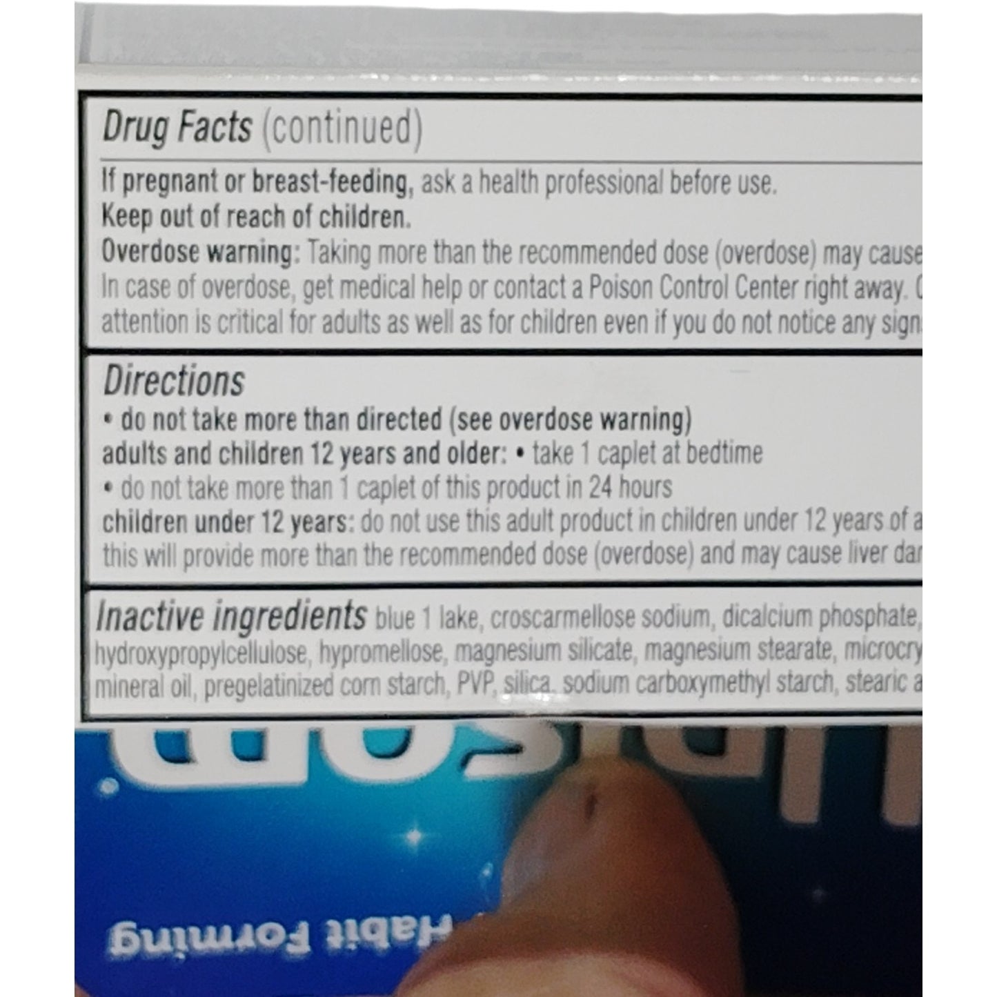 Unisom PM Pain Reliever Diphenhydramine & Acetaminophen 15 Caplets  Exp. 03/2027