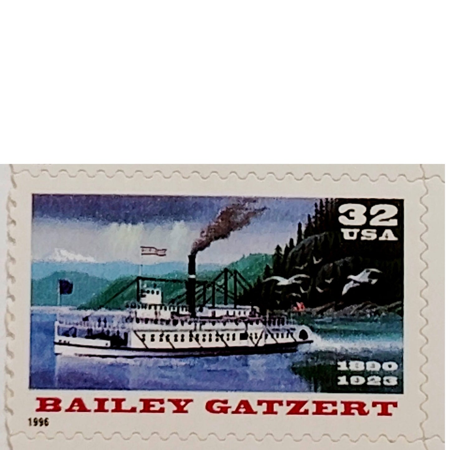 1996 Riverboats Strip of 5 MNH – Scott 3060–3064 Steamboats Series