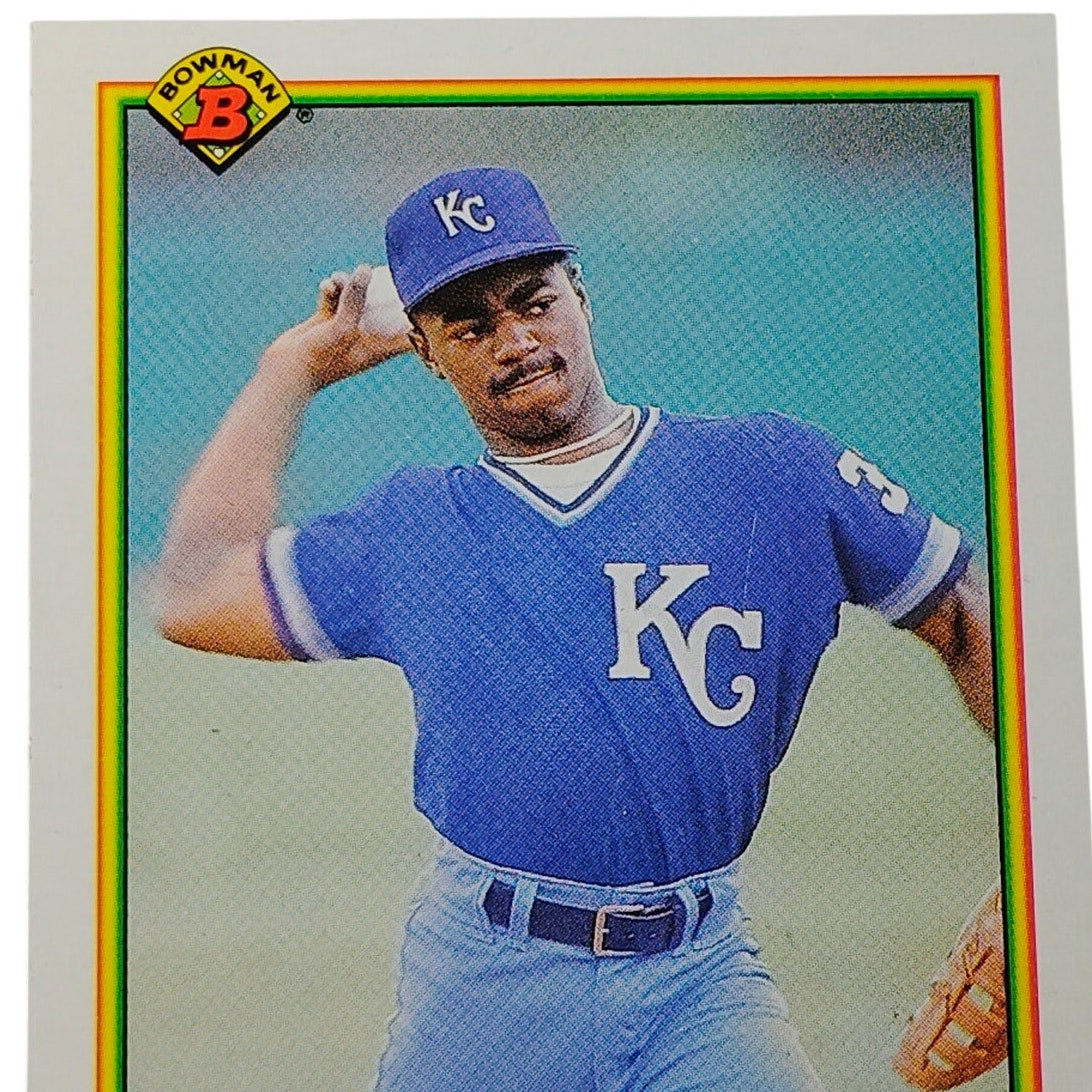1990 Bowman Tom Gordon #365 Kansas City Royals Pitcher MLB Baseball Card NM