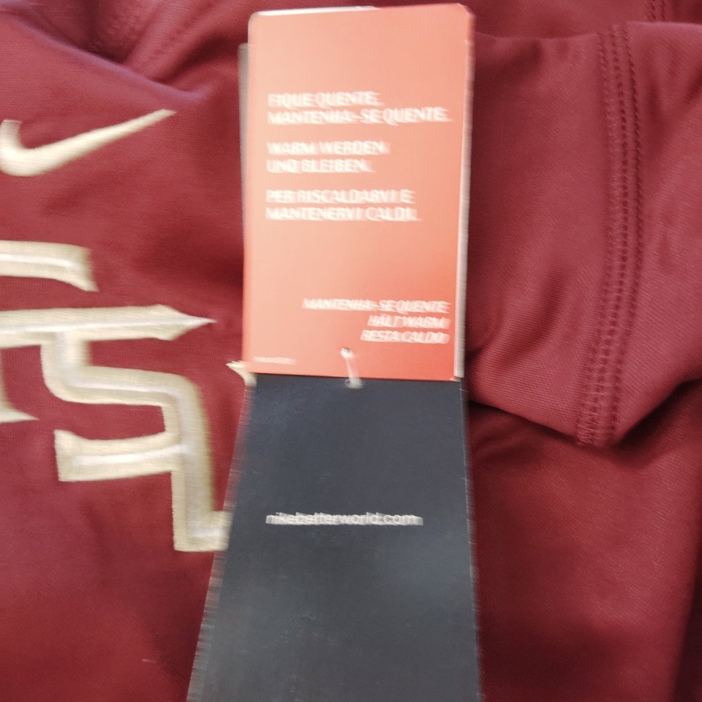 Kids Nike Therma‑Fit Hoodie – Florida State Seminoles – Size M – Style 9C7009‑FS