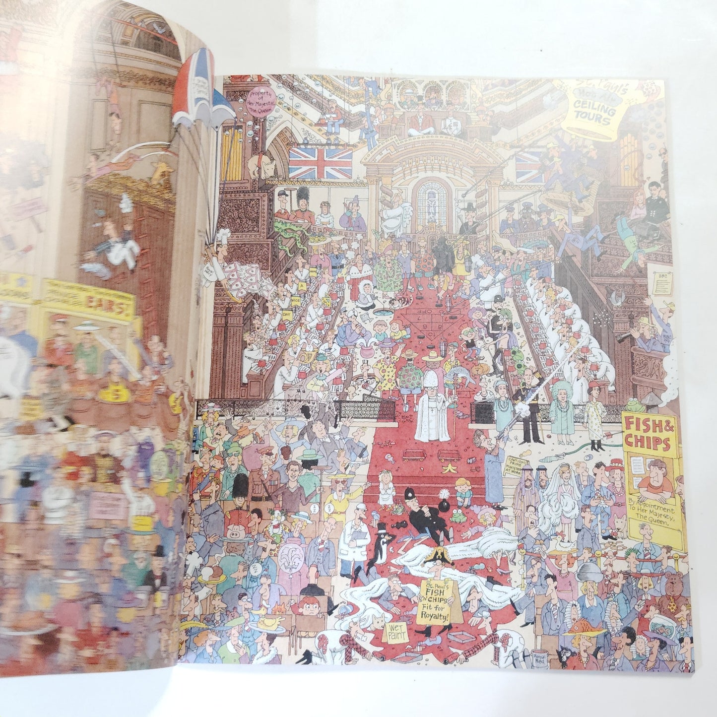 Where’s Charles & Di? 1992 Large Paperback Search Book 12.25" x 10"