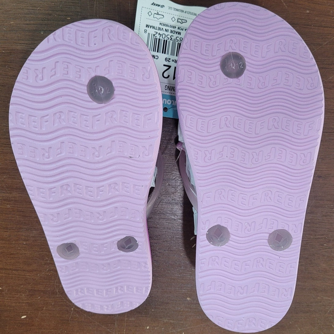 REEF Kids Girls’ Little Charming Sandals – Taffy Pink, Size 12