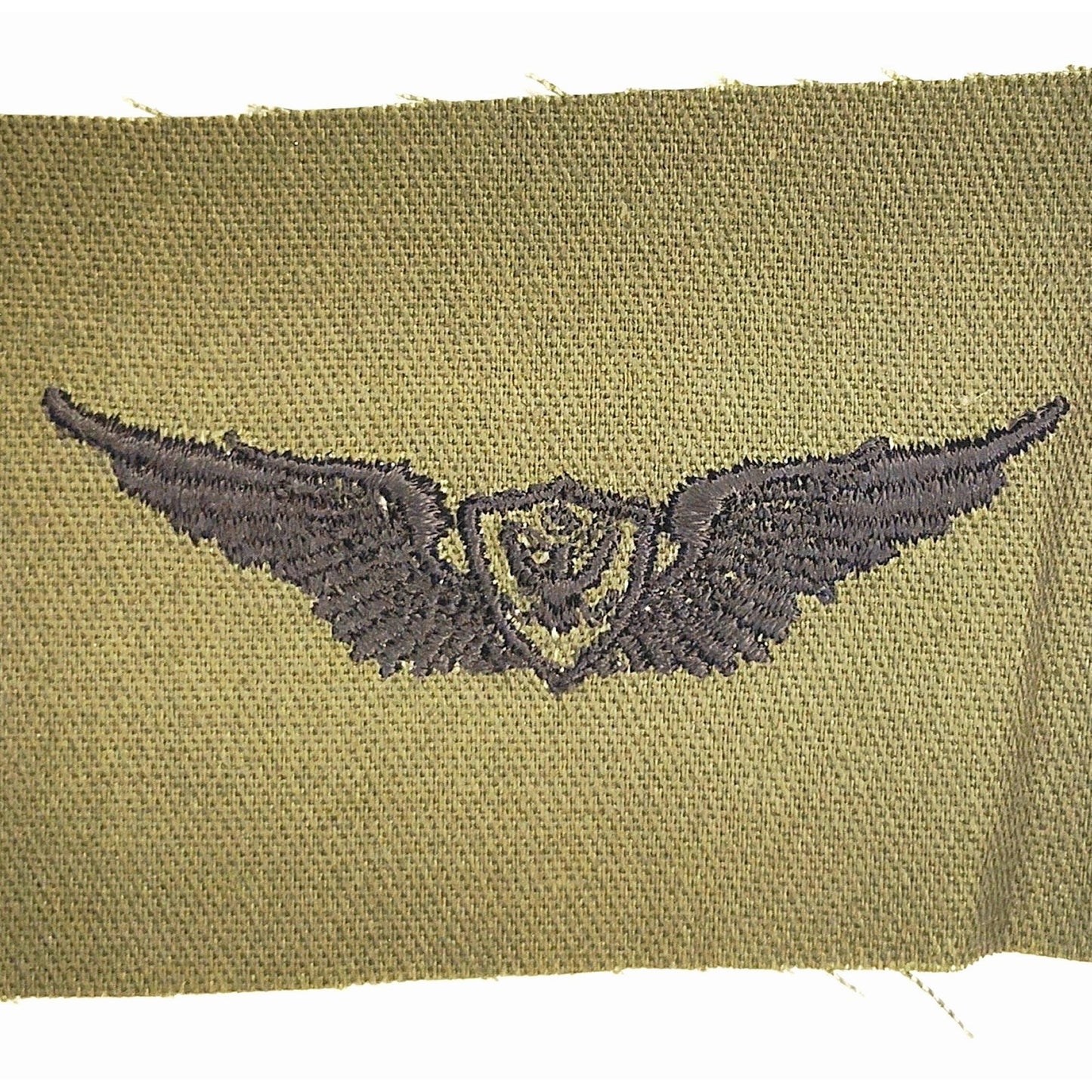US Army Basic Aircrew Member Badge Patch Subdued ODG 4" × 2" Sew‑On