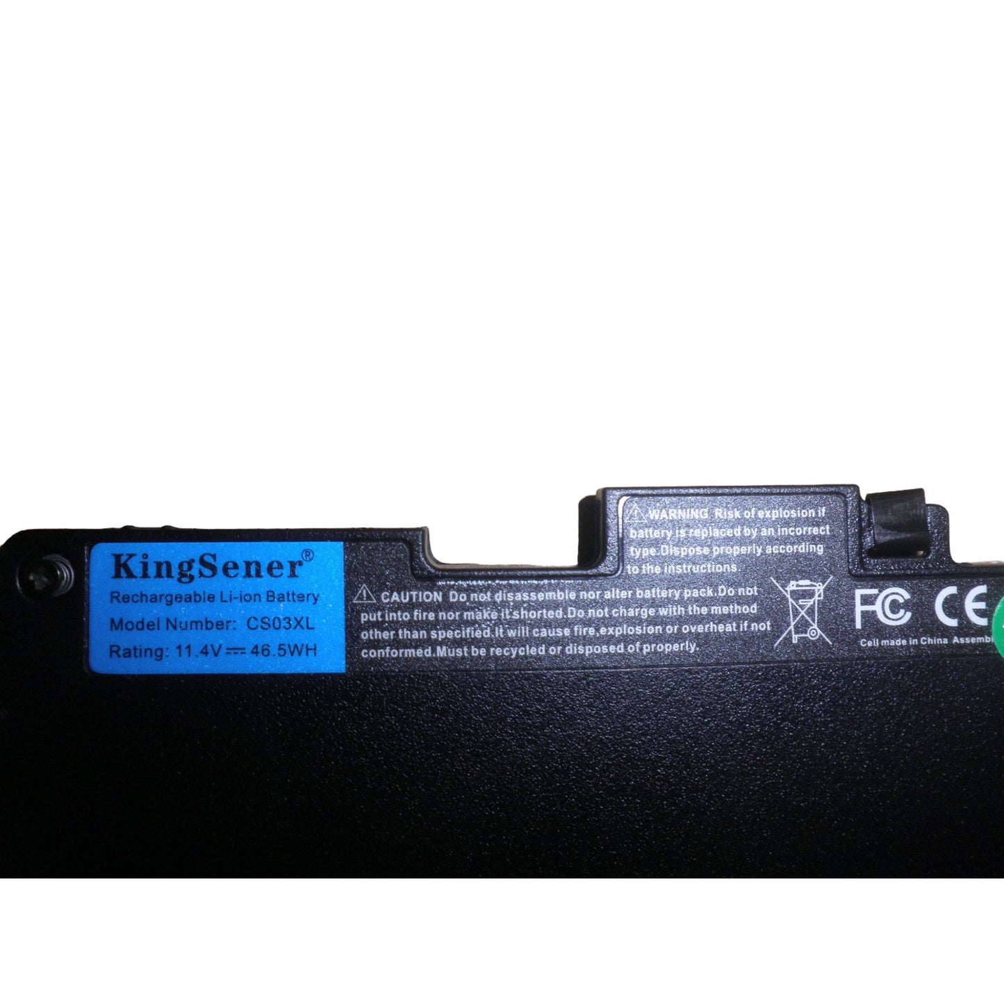 KingSener CS03XL 11.4V 46.5WH Laptop Battery For Elitebook, ZBook's Listed