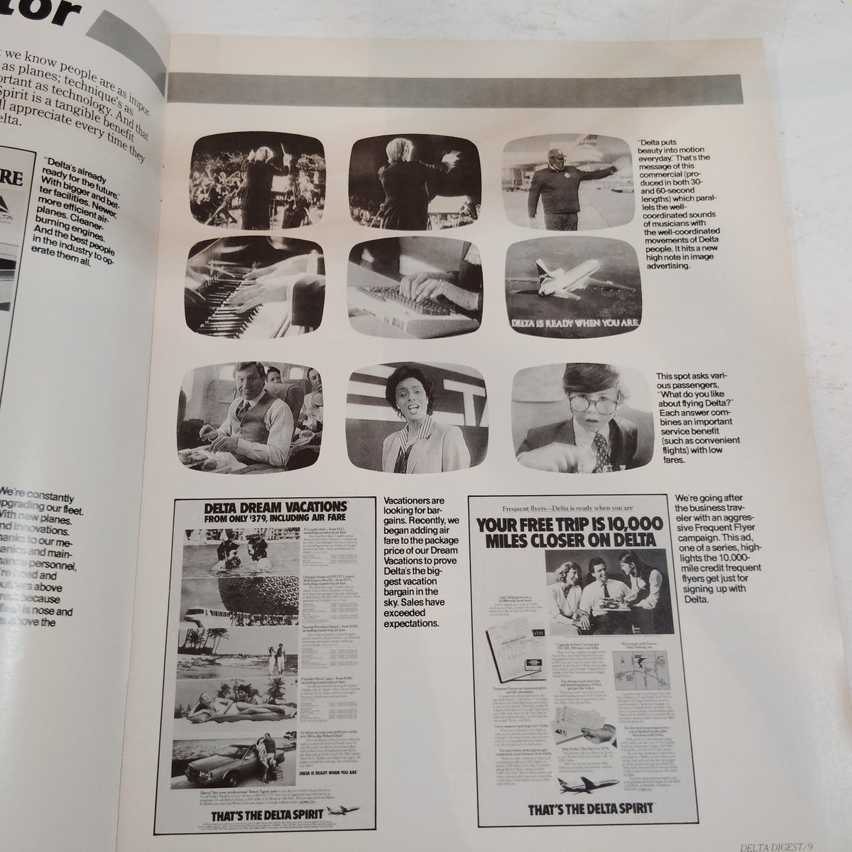 Delta Air Lines Digest Magazine May 1984 - Vintage Airline Collectible
