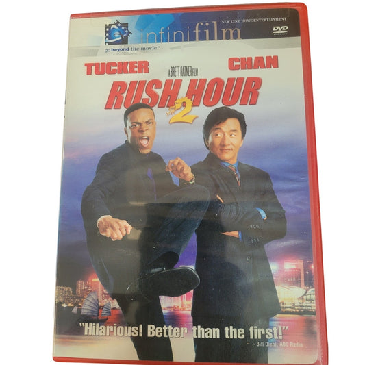 Rush Hour 2 DVD 2001 Action Comedy – Jackie Chan, Chris Tucker