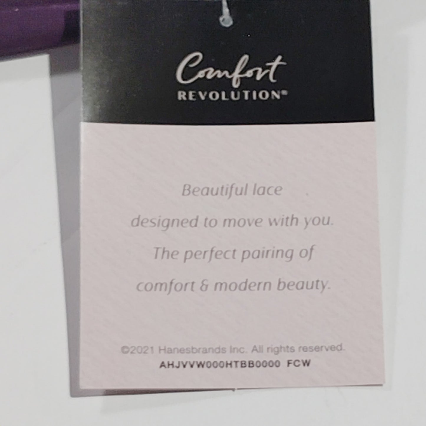 Bali Comfort Revolution Lace Wireless Bralette DF6594 – Blackberry Jam – Small