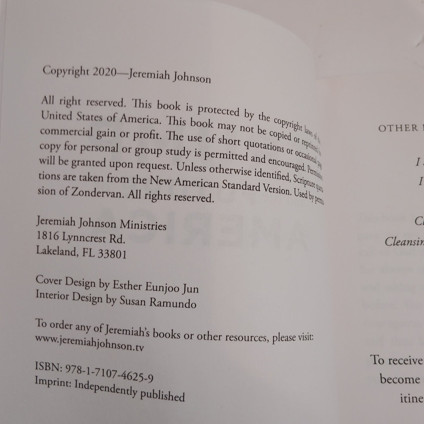 Trump and the Future of America 2020 Paperback LN Underlined Passages Prophecy