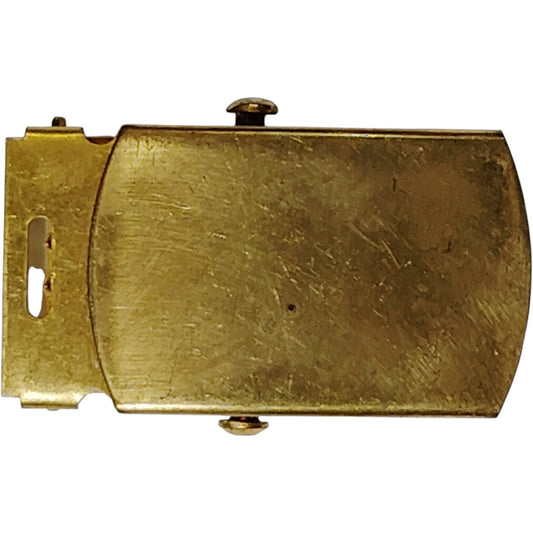 VTG Creative Edge Brass Belt Buckle – 1-5/16" Fits 1¼" Web Belts, Stamped US CE