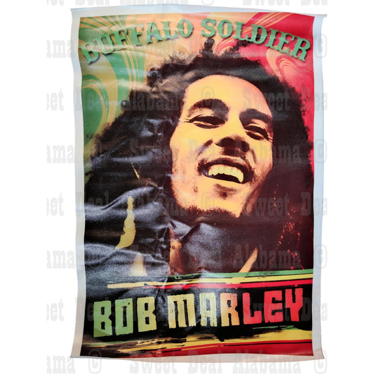 Buffalo Soldier – Bob Marley – 12” x 18” Canvas Print – Unframed