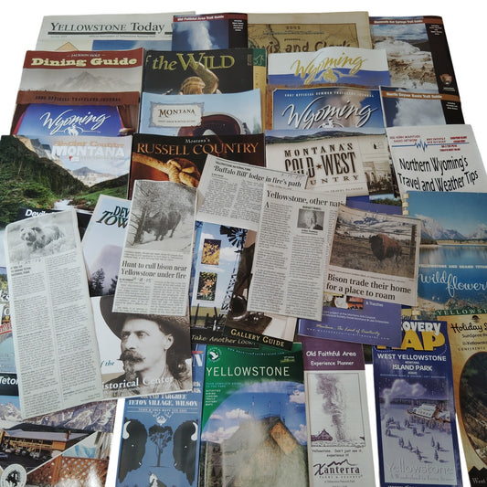 Yellowstone Ephemera Collectibles: 2005 Pre-Owned Vacation Souvenirs