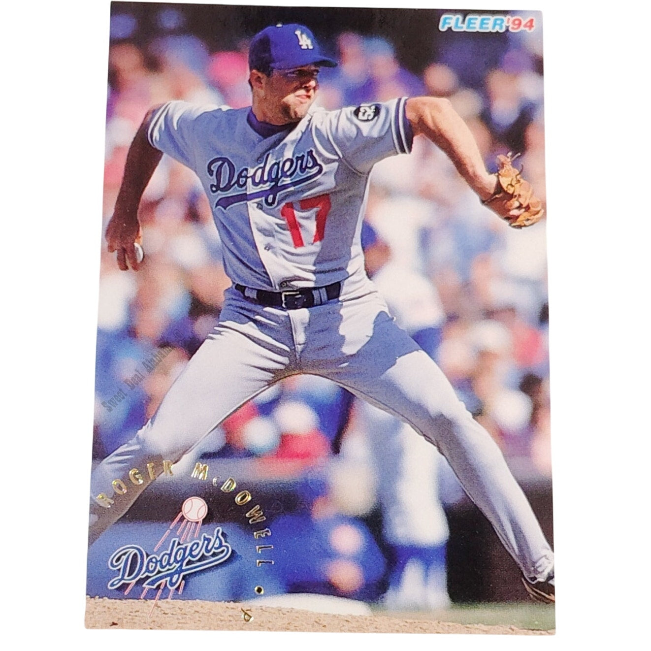 Roger McDowell, Los Angeles Dodgers, #517, 1994 Fleer Baseball Collector's Card