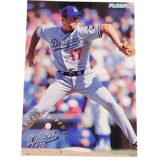 Roger McDowell, Los Angeles Dodgers, #517, 1994 Fleer Baseball Collector's Card