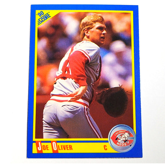 1990 Score Joe Oliver #576 Cincinnati Reds Catcher MLB Baseball EX