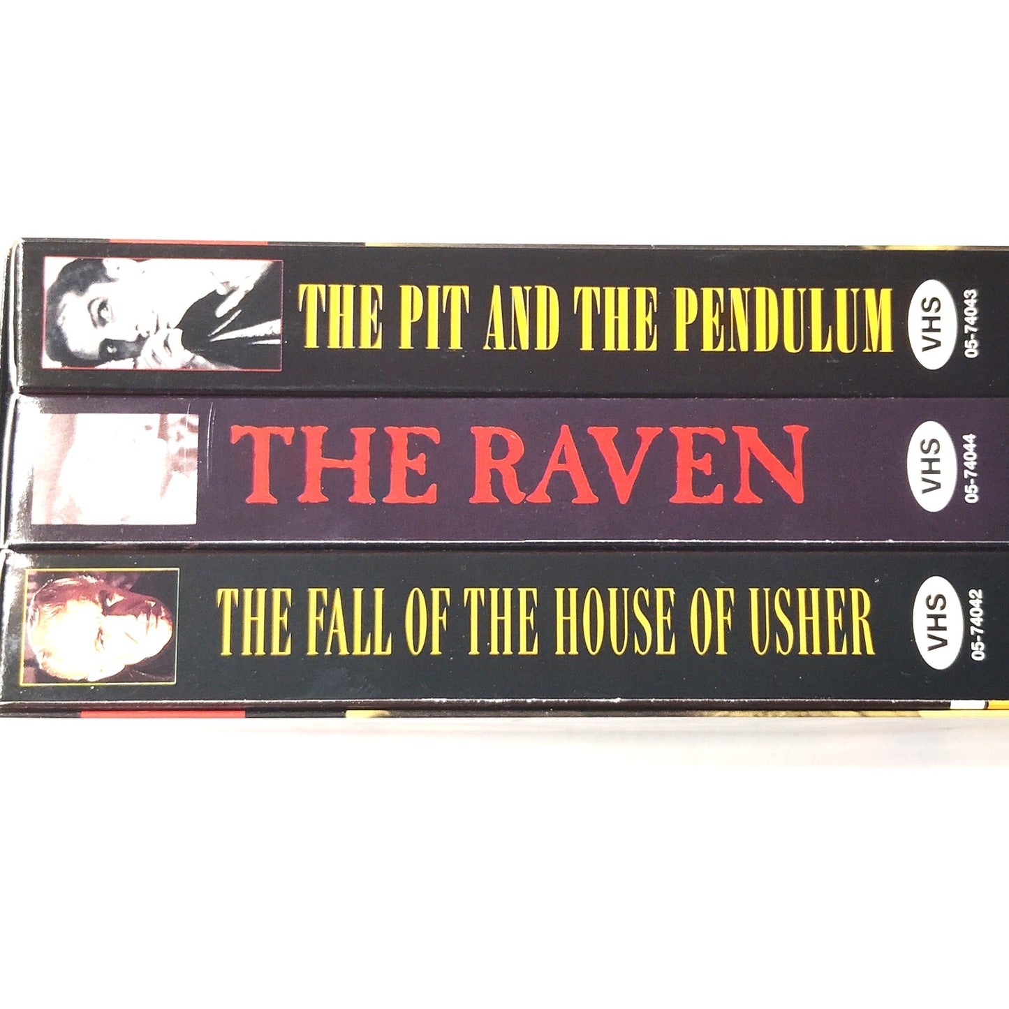 The Merchant of Menace VHS 3‑Tape Vincent Price Poe Classics