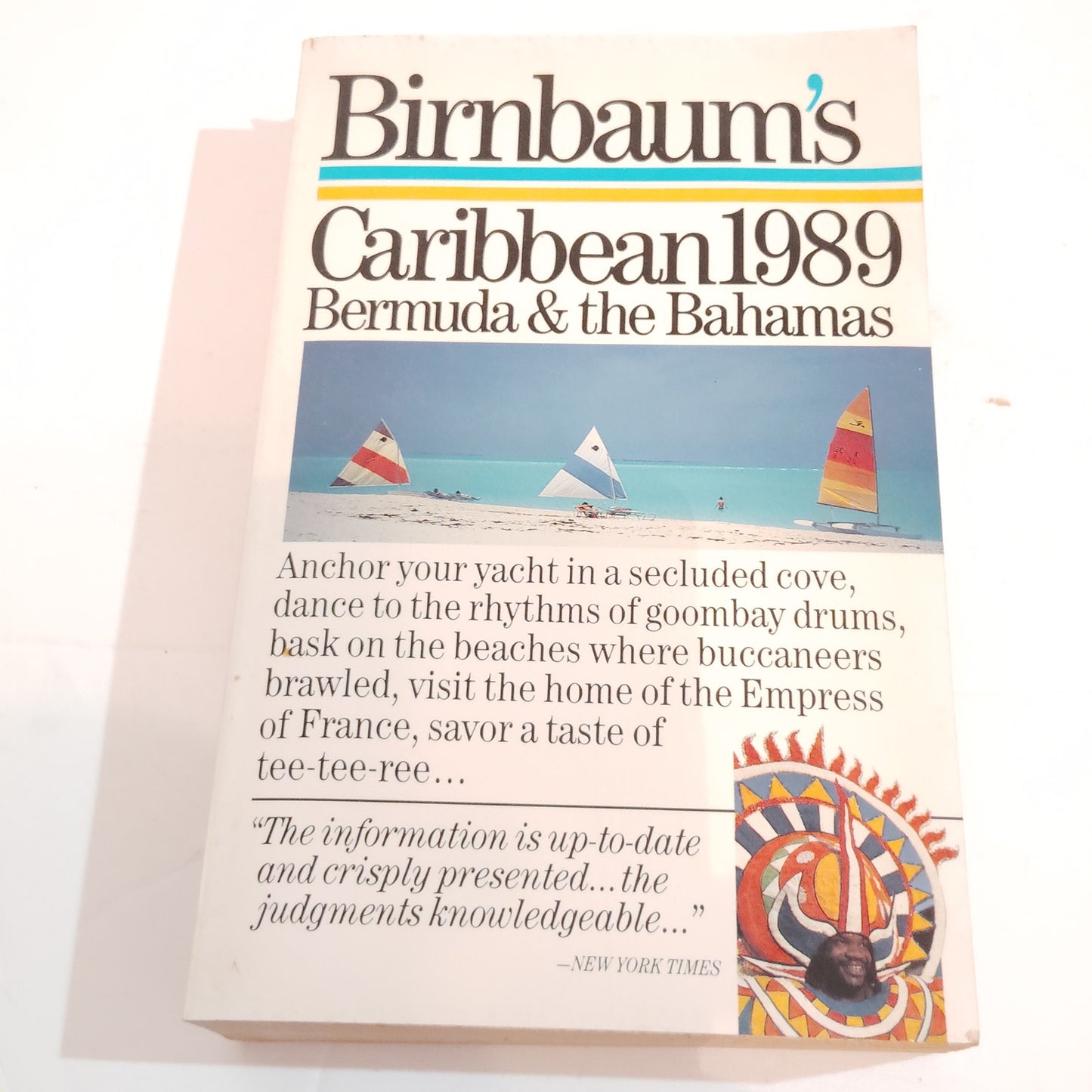 Birnbaum’s Caribbean Bermuda and the Bahamas 1989 Paperback Excellent Condition