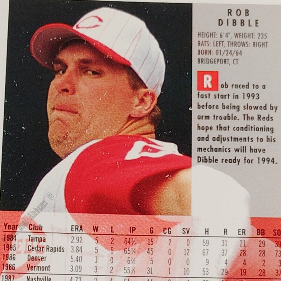 Rob Dibble, Cincinnati Reds, #409, 1994 Fleer Baseball Collector's Card