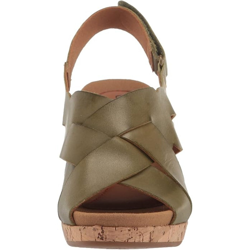 Cobb Hill Alleah Sling Sandal – Avocado, Women’s 8W, Hook & Loop, CJ0944