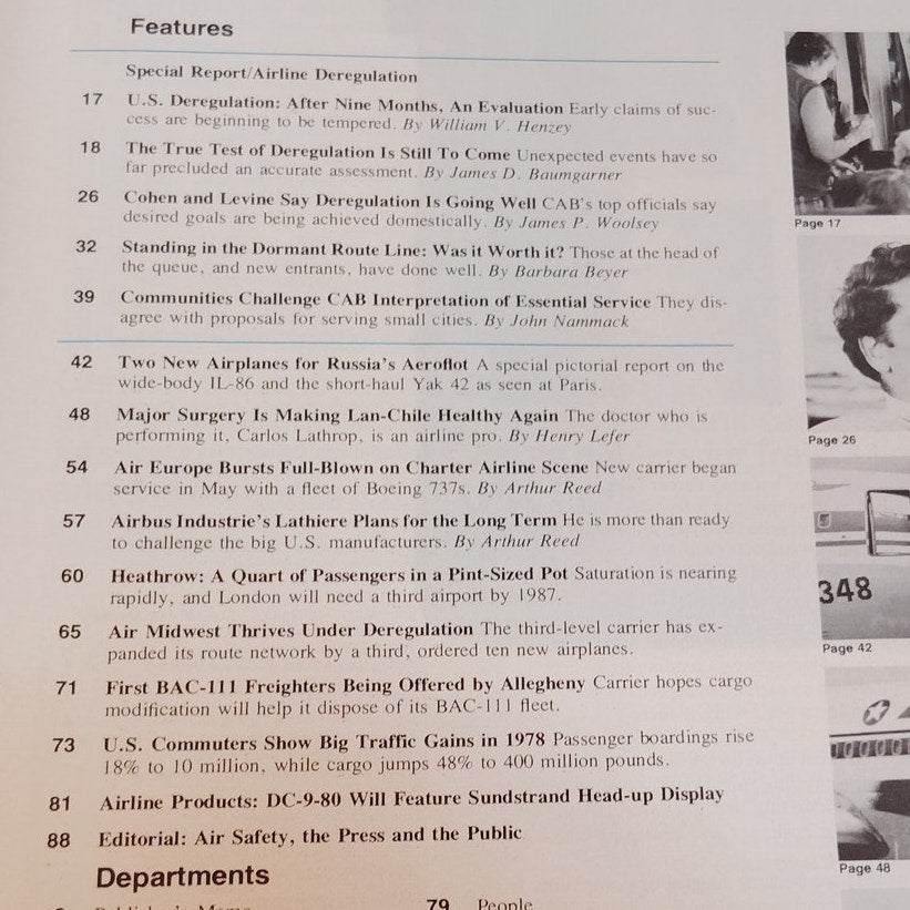 Air Transport World Magazine August 1979 - McDonnell Douglas DC-9-80 Report