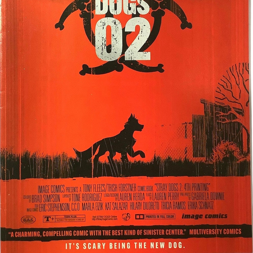 Stray Dogs #2 (2E Cover), 2021, NM 9.4, Image Comics, 4th and Final Printing