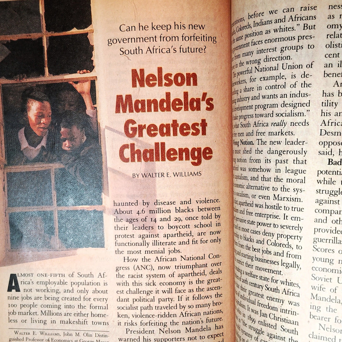 Vintage Reader's Digest September 1994 Magazine Back Issue - Nelson Mandela