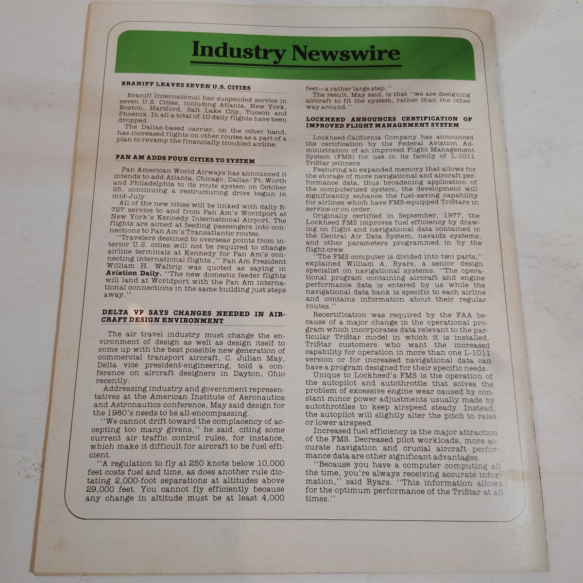 Delta Digest October 1981 - 25th Annual Men's Golf Open - Vintage Magazine