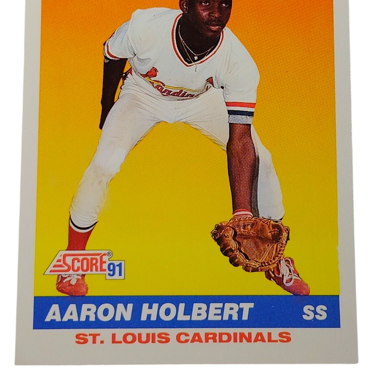 1991 Score Aaron Holbert #676 St. Louis Cardinals Shortstop MLB Baseball Card NM