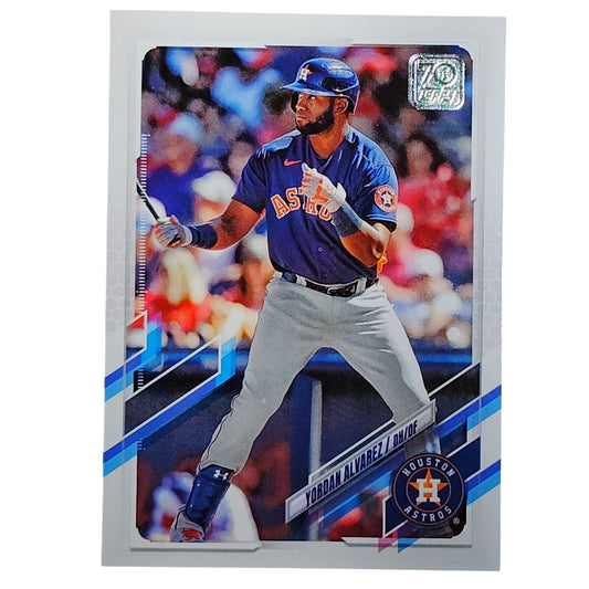 2021 Topps Series 1 Yordan Alvarez 300 Houston Astros DH OF VG/EX