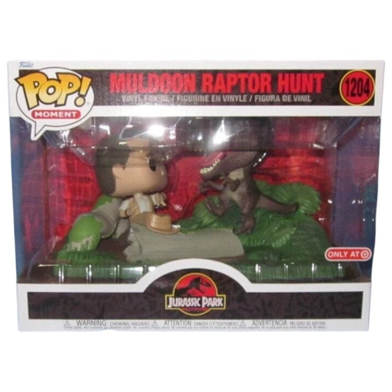 Funko POP! Moments, Jurassic Park Muldoon Raptor Hunt #1204, Exclusive, FM220308