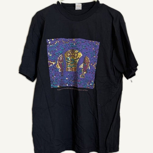 Stampa Club Tupac Biggie Mosaic Graphic Tee XL Black Vintage Rap T-Shirt