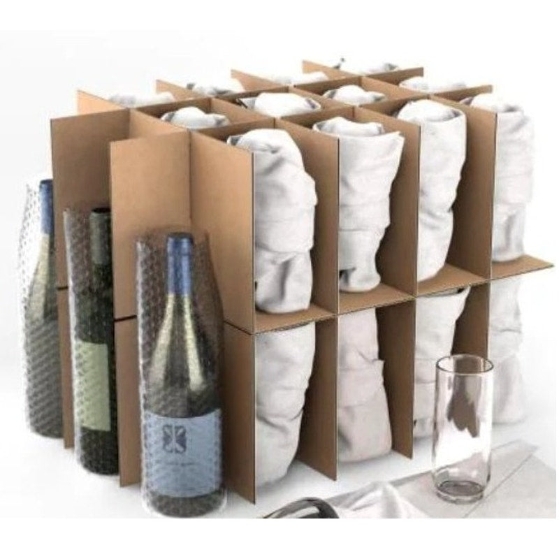 Pratt Retail Specialties Glass Divider Moving Kit (30 Glasses).