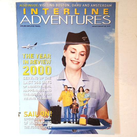 Interline Adventures Magazine Jan/Feb 2001 Royal Clipper Sailing, 2000 in Review