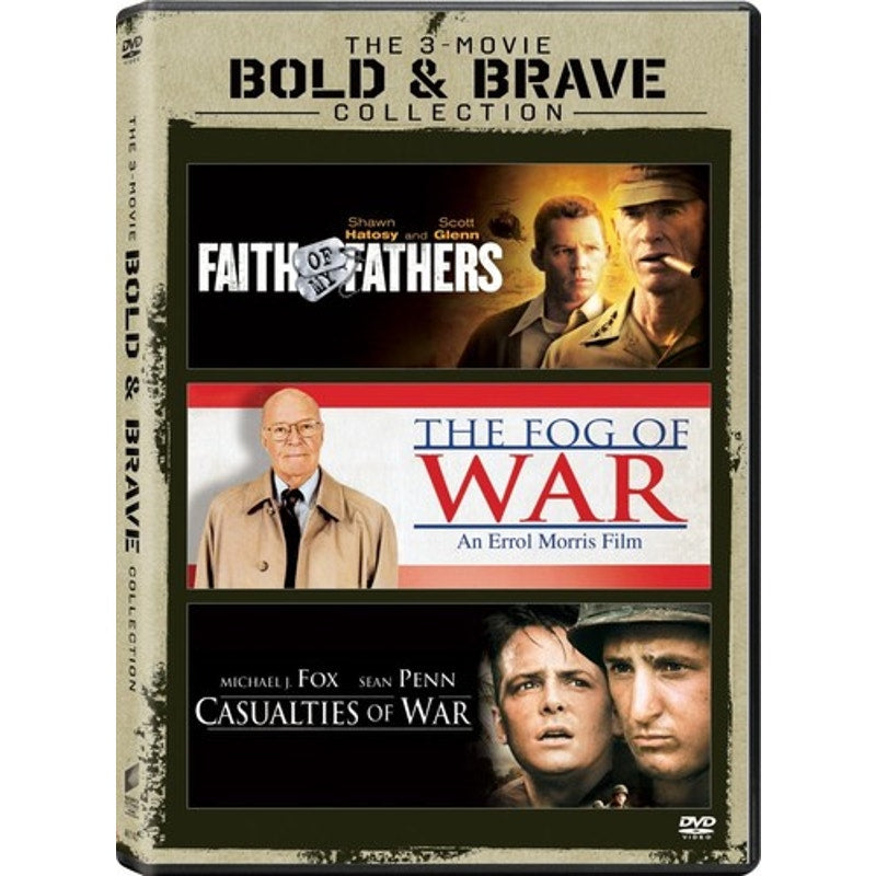 3-Movie Bold & Brave Collection Faith of My Fathers Fog of War Casualties of War