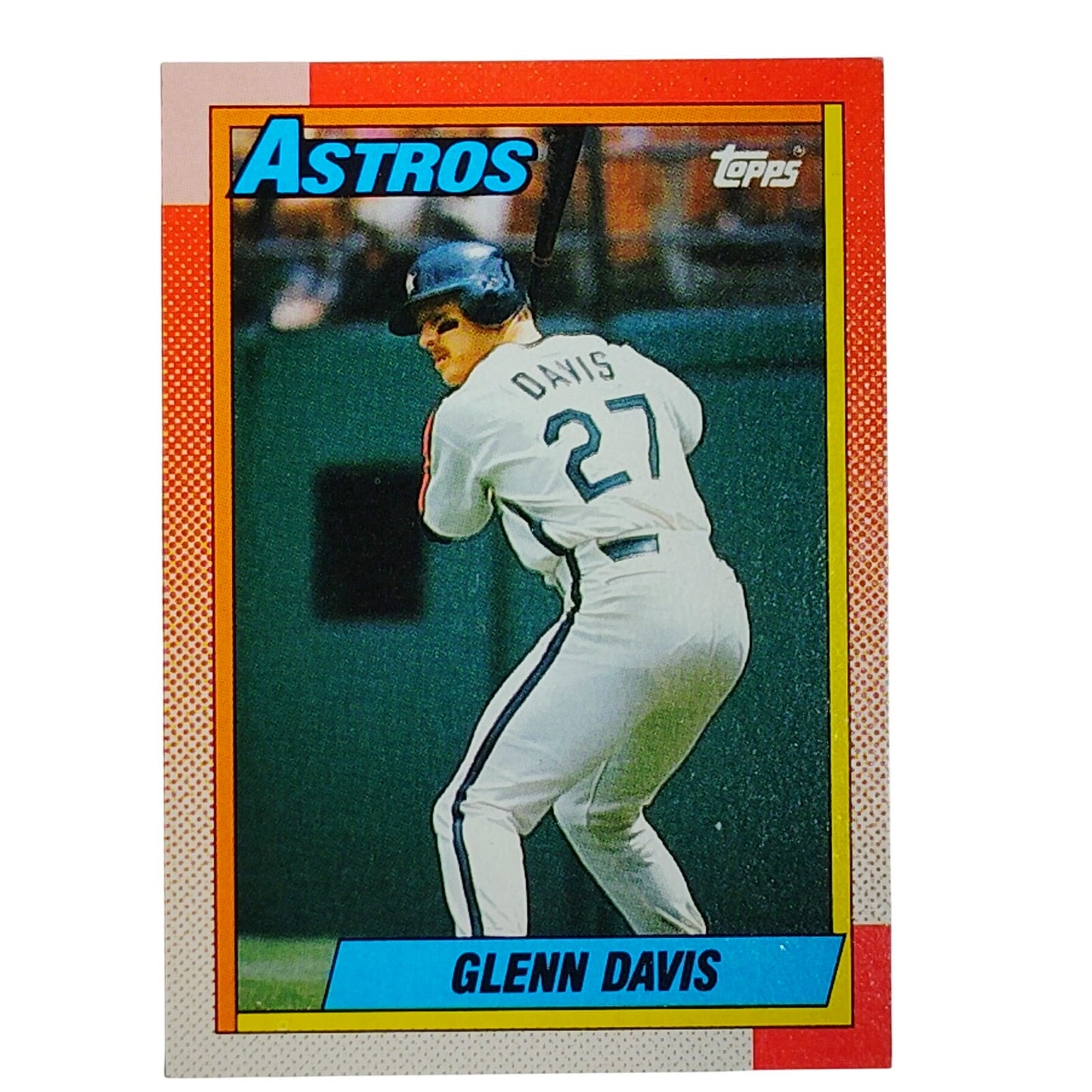1990 Topps #50 Glenn Davis Houston Astros First Baseman - VG/EX